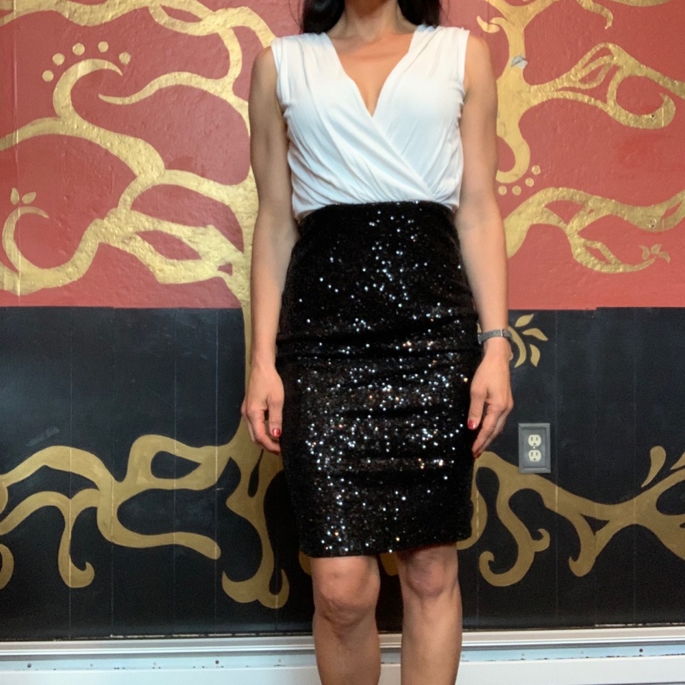 BADGLEY & MISCHKA Sequen Dress